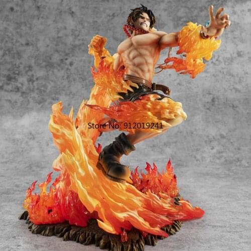 Anime One Piece GK Statue Portgas D Ace MAX 15th Anniversary Special Edition Ver. PVC Action Figure Collectible Model Toys