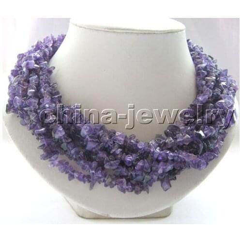 Shipping> >>>18" & 8" 5row gray baroque keshi reborn freshwater pearl necklace & bracelet new >>free shipping