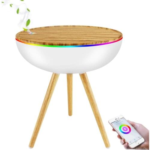 GX·Diffuser Smart Essential Oil Diffuser APP Voice Control WiFi Aromatherapy Diffuser Air Humidifier Work with Alexa Google Home