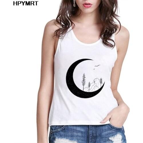 Summer Aesthetic Beautiful mountain Fashion Top Women Sexy Camis Vest Sleeveless Streetwear Female Casual Tank Tops Clothing