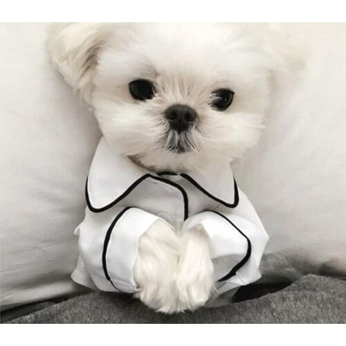 Fashion Clothes for Dog Luxury Dog Pajamas Pet Clothing for Small Medium Dogs Clothes Coat Yorkies Chihuahua Bulldogs Jacket