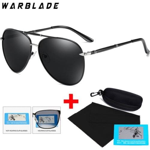 2021 BRAND DESIGN Pilot Men Polarized Sunglasses Vintage Fashion Mirror Driving Sun Glasses Blue Coating Man Shades UV400 Oculos