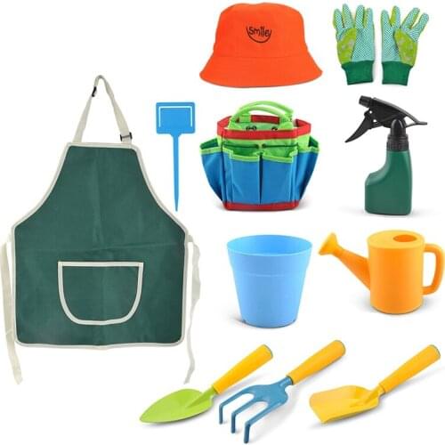 11Pcs Outdoor Toys Gardening Tools Kits Set for Toddler Boys and Girls STEM Educational Toys for 3-7 Year Olds Kids