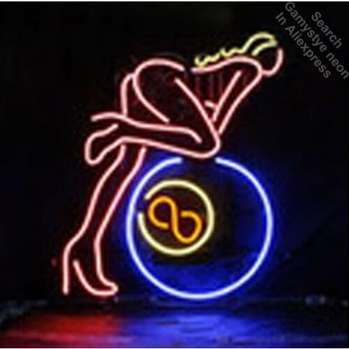 Neon Signs for Open Sexy Lady Neon Light Sign paint Handcrafted Recreation Room Neon Bulbs Glass Tube dropshipping