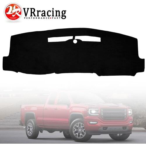 Dash Board Dashboard Cover Mat Sun Protective Pad Sunshade Carpet Dashmat Left Hand Drive For 14-18 Chevrolet Silverado 1500