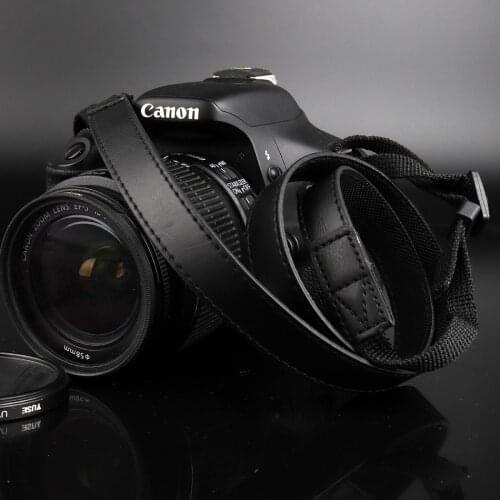 PU Leather Camera Strap Shoulder Neck Belt for Canon EOS M100 M50 M10 M6 M5 M3 M Powershot G5 x SX540 SX530 SX520 SX510 SX500