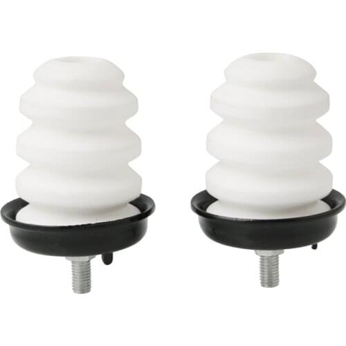 1 Pair Rubber Rear Frame Leaf Spring Bumper Bump Stop for 99-07 Silverado GMC 1500 15712438