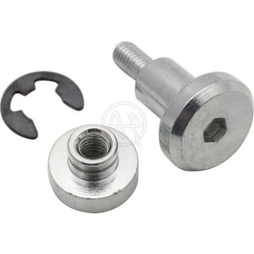 Sliver Aluminum Motorcycle Thread Fender Seat Mounting Bolt Screw Cap Nut For Harley Touring FXDC FXDF FXD
