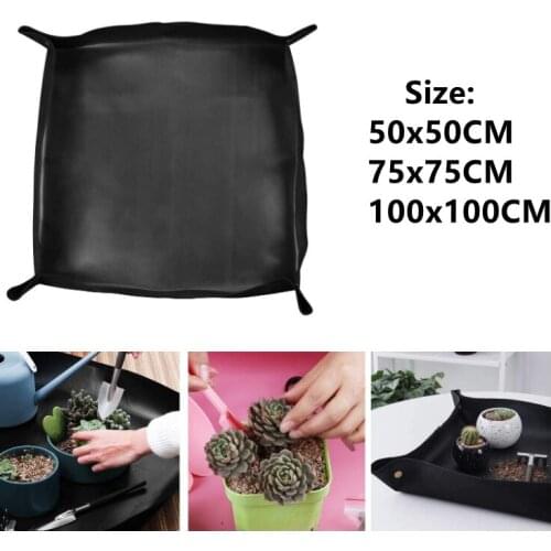 Foldable Mix Soil Flower Land Mat Gardening Pad Reusable Transplanting Pot Waterproof Oxford Anti Dirty Thicken Basin Cushion