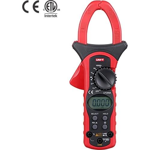 UNI-T UT206A 1000A Digital Clamp Meters Earth Ground Uni t Megohmmeter Multimeter Voltage Current Resistance Insulation Tester