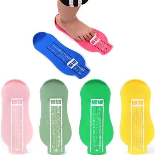 7 Colors Available Household Foot Measure Gauge Newborn Baby Foot Ruler Shoes Size Baby Foot Length Grow Measuring Ruler
