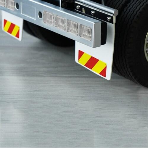 1 pair Rear Mud Plates for 1/14 Tamiya King GL RC Truck Tractor Model Car Modification Kit