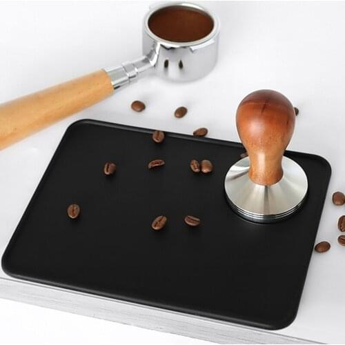 ABZS Coffee Pressed Powder Pad Espresso Latte Art Pen Tamper Holder Pad Coffee Grind Soft Silicone Mat Coffeeware