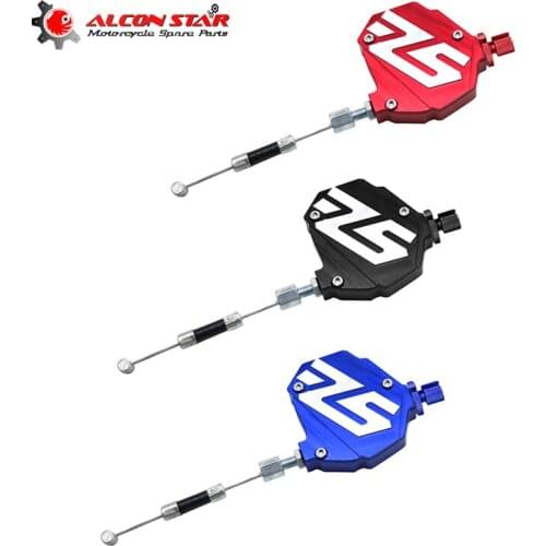 Alconstar- Short Stunt Clutch Lever Easy Pull Cable System For Kawasaki Z650 Z750 Z900 Z800 Z1000 ZX6R ZX10R KX125 KX250 KX450F