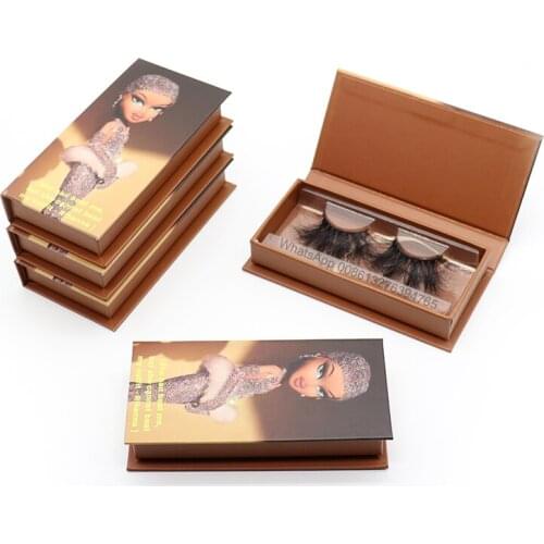 Bratz Eyelash Empty Box 100% Handmade Eyelash Set Free Design Lashes Packing 3D Mink Lashes Eyelash Extension 100% Handmade