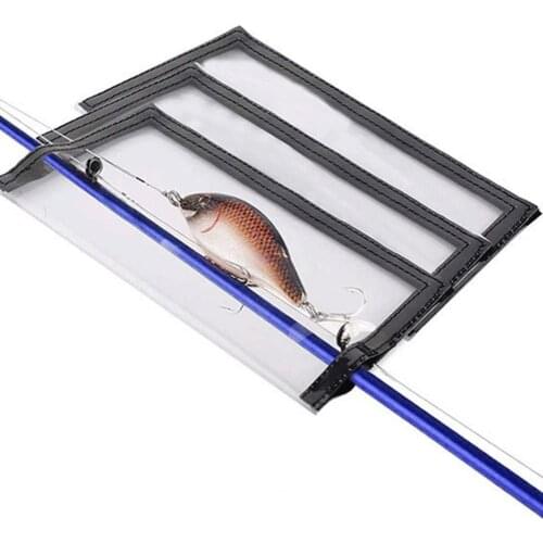 Fishing Hook Covers Elastic Waterproof PVC High Protection Anti-scratch Lure Wrap Cover Multi-use Dustproof Fishing Lure Cover