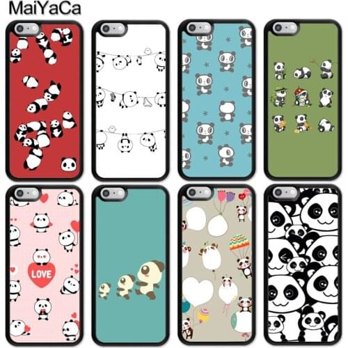 MaiYaCa Cute Panda Animals Pattern Style Case For iphone 12 mini 11 Pro MAX X XR XS MAX SE 2020 6S 7 8 Plus 5S Cover