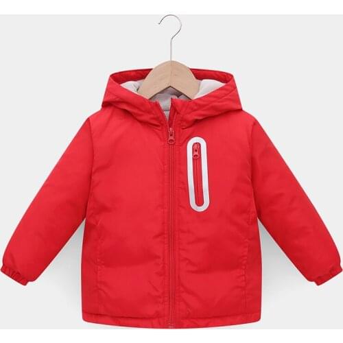 Toddler Kids Down Coat for Boys Winter Hooded Children Down Jackets For Girls Candy Color Thick Warm 2-8 Years Outerwear Clothes