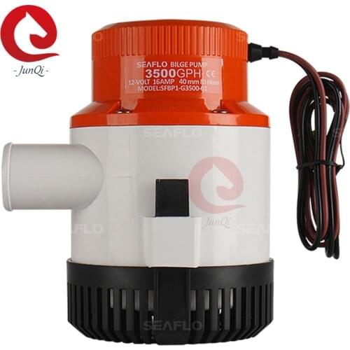 SEAFLO 01Series 3500GPH 12V/24VDC Electric Marine Submersible Solar Powered Bilge Water Pump