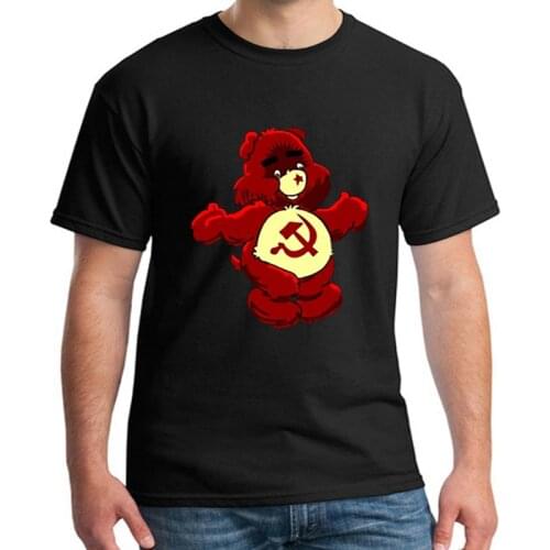 New Unique CCCP Russian T Shirt Men USSR Soviet Union Man Print T-shirt Moscow Russia Men Tees Cotton Short Sleeve Tshirt