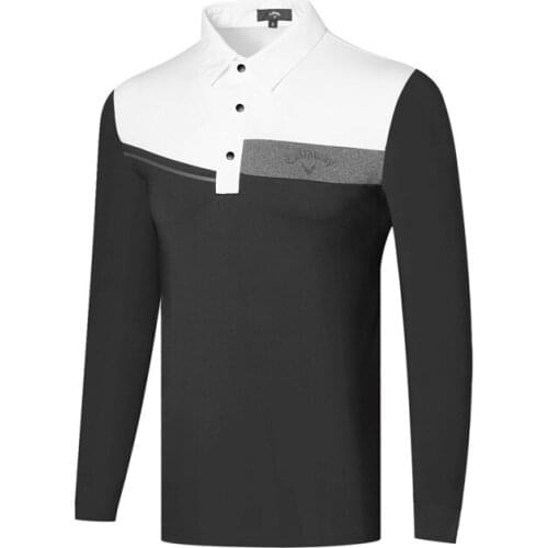 Summer Autumn Golf Long Sleeve T-shirt Clothing Mens Quick Drying Sports Jerseys