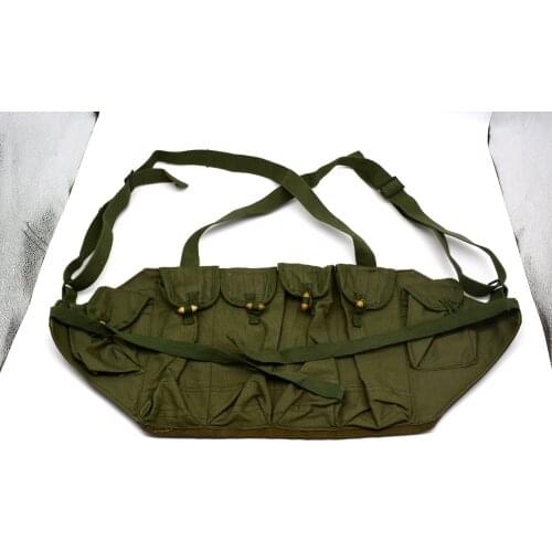 Surplus Militray Chinese PLA Type AK 81 Chest Rig Ammo Pouch Original