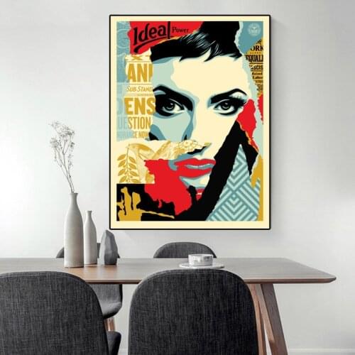 World Famous Woman Lady Oil Painting on Canvas Prints Picture Photo Mural for Stairs Room House Gallery Home Decor Cuadros