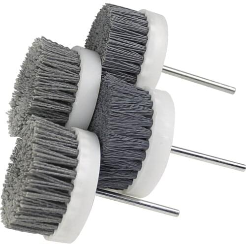 Drill Wood Polishing Wheel 80*30*6mm Nylon Abrasives Wire Brush