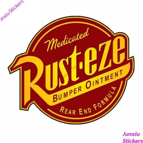 Creative RUSTEZE Car Sticker Accessories Vinyl Motorcycle Bumper Windshield Car Window Car Styling Waterproof Decal PVC13x11cm