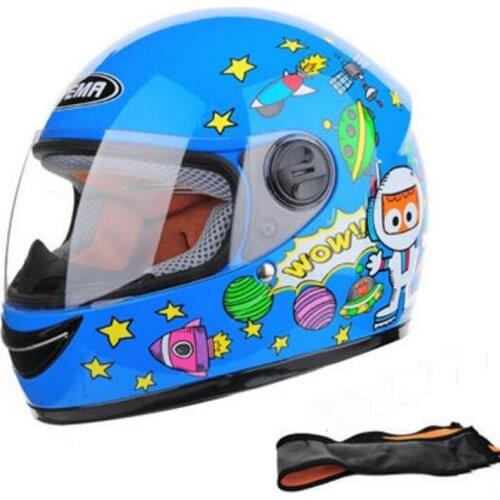 2019 Autumn winter New Child full face motorcycle helmet ABS Children Motorbike helemts Head circumference size 47-54 CM