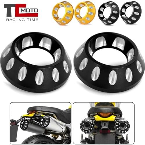 Motorcycle Aluminum Exhaust Tip Cover For Ducati Scrambler 1100 2015-2021 2017 2018 2019 2020 Exhaust Tip Cover Muffler tail end