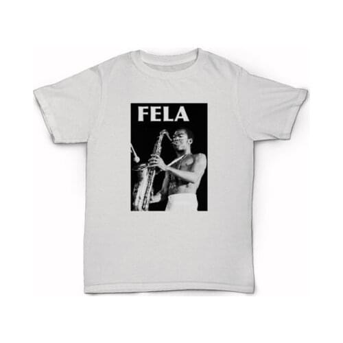 2019 Newest 100% Cotton New T-Shirts Fela Kuti T Shirt Legend Musician Africa Afrobeat Shakara Water No Get 3D Print T shirt