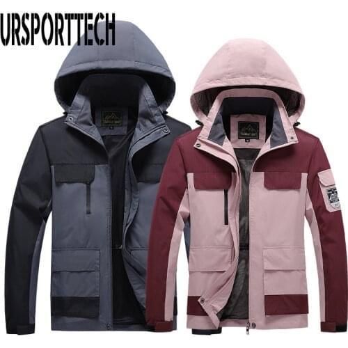 Autumn Winter Waterproof Jacket Coats Men Jackets Bomber Jacke Coat Women Windbreaker Outdoor Tracksuit Jacket Oversize M-9XL