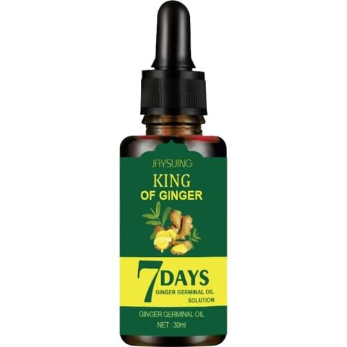 30ml Ginger Germinal Oil Hair Nutrient Solution Hair Growth Essence Liquid Fast Natural Hair Loss Treatment Hair Care for Women