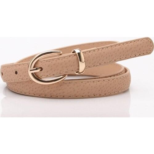 105x1.4cm New Design Trending Female Jeans Belts Decoration Waistband Fashion Gold Pin Buckle Party Belt Leather Luxury Straps