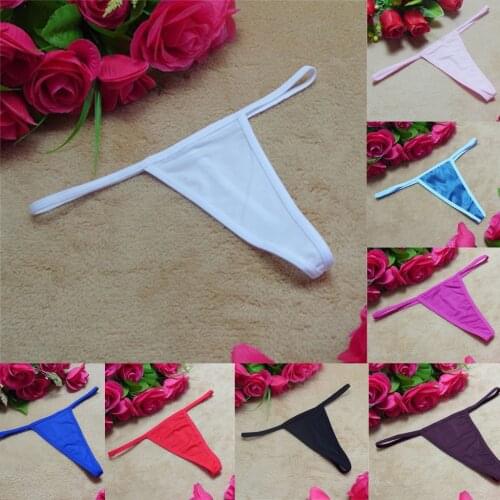 Sexy Lingerie Womens Cotton G-string Thong Panties String Underwear Women Briefs Sexy Lingerie Pants Intimate Ladies Low-rise