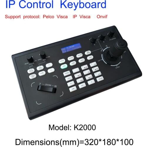 Video Conferencing Network Keyboard Controller joystick RS485/232 RJ45 Ports PelcoD VISCA for HDMI SDI IP Conference Camera