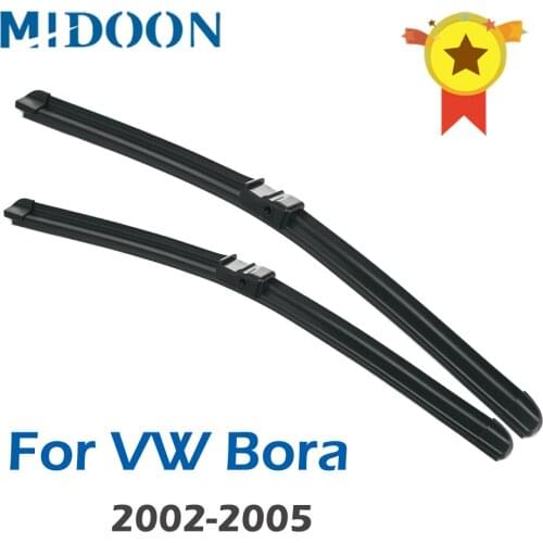 MIDOON Windscreen Wiper Blades for Volkswagen Bora Fit Side Pin Arms 2002 2003 2004 2005