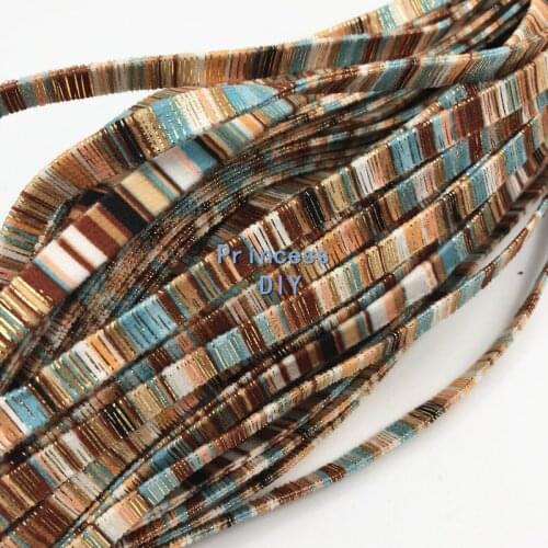 5 M/Lot 10mm Jewelry Making Findings Cord 1cm Velvet Ribbon Trim String Bright Silk Multico Rope Bias DIY Bracelet Chocker Craft