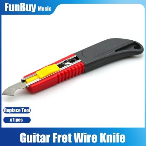 Guitar Fret Wire Groove Replace Tool Knife Plastic Plate Hook Knife Guitarra Replace Tool