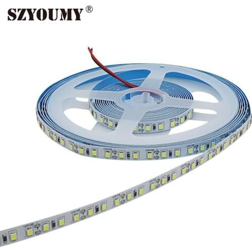 SZYOUMY 2835 120led/m SMD LED Strip light 600led high bright 2835 5M non-waterproof led tape diode 12v