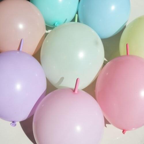 10inch Latex Macaron Tail Balloons Wedding Party Birthday Decoration Helium Needle Tail Balloon Globas Toys Balony