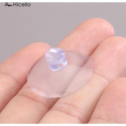 10pcs/lot Suction Cup Sucker Rubber Hook Mushroom head Pads Hanger Window Kitchen Bathroom Doll DIY Toy Fridge Car Glass 25mm