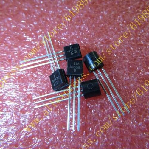 100pcs/lot BC558B BC558 TO-92 Free shipping