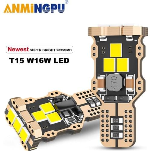 ANMINGPU LED Bulbs W16W (W2.1x9.5d)