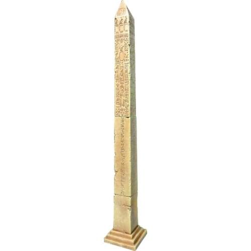 Height 45CM Ancient Egypt Obelisk Statue Ornament Home Decoration Akhenaten Obelisk Art Sculpture Creative R4605
