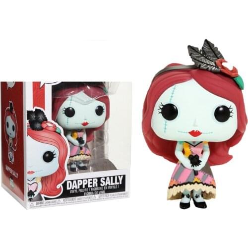Newest Arrival Christmas Nightmare Ghost Bride Dapper Sally #313 Limited Vinyl Dolls Action Figure Model Toys for Children Gif