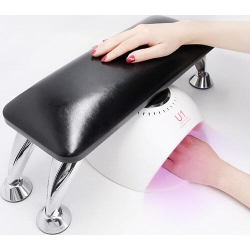 Leather Arm Rest Cushion Wrist Support Nail Hands Holder Arm Rest Manicure Cushion Pillow Stand for Manicure Nail Art Lamp Tools