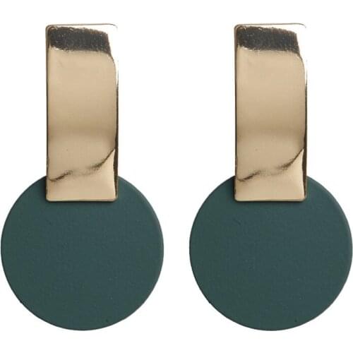 Metal Multicolored Drop/earrings For Women Geometric Wedding Party Vintage Light Earring Female Bohemian Jewellery