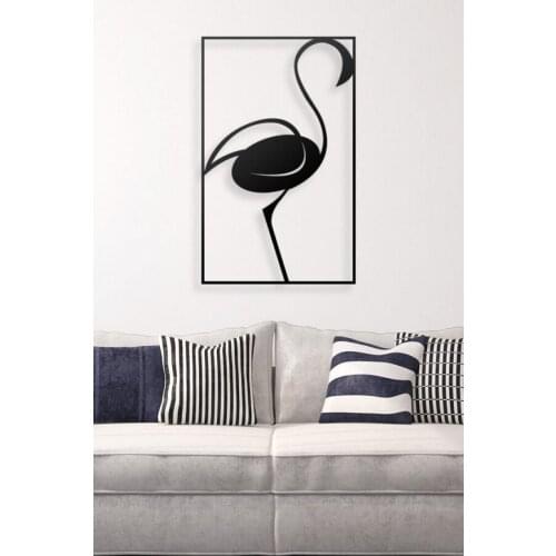 Flamingo Metal Wall Table Decor Art Decor 3D Metal Sculpture Home Decor Office Decor Stylish Bracket Hanger